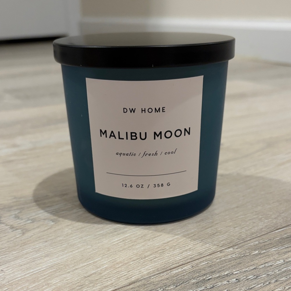 DW Home Malibu Moon Candle - Teal & Black